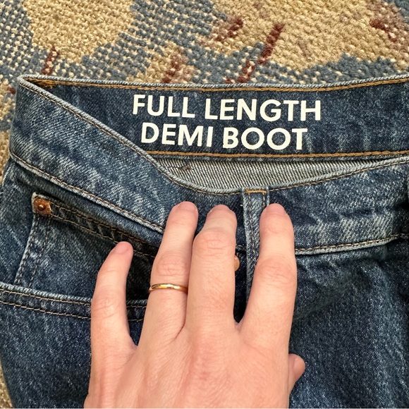 J. Crew Full Length Demi Boot Jean in Kamari Wash 29P - Picture 5 of 5